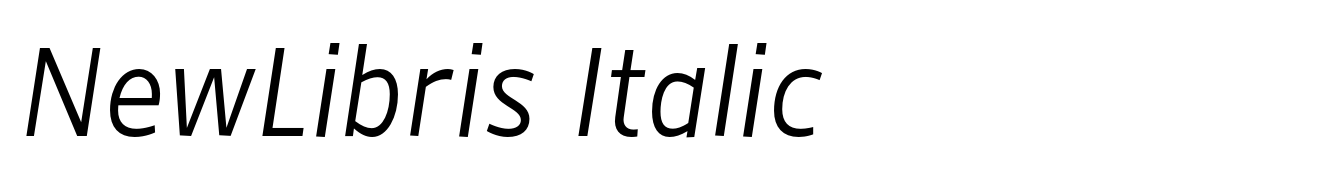 NewLibris Italic